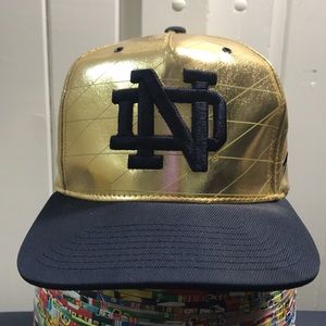 Notre Dame Zephyr NCAA Gridiron SnapBack Hat